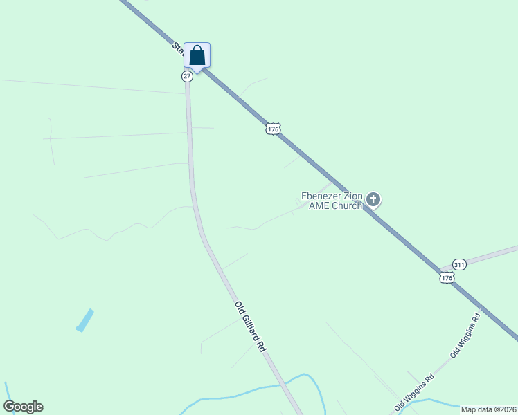 map of restaurants, bars, coffee shops, grocery stores, and more near 143 Eva Hill Lane in Holly Hill