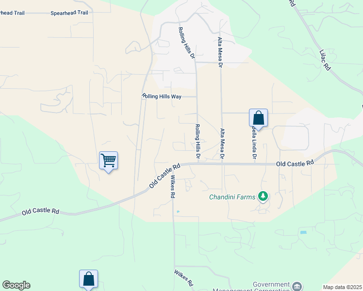 map of restaurants, bars, coffee shops, grocery stores, and more near 30136 Rolling Hills Drive in Valley Center