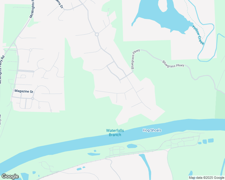 map of restaurants, bars, coffee shops, grocery stores, and more near 4060 Churchill Lane in Tuscaloosa