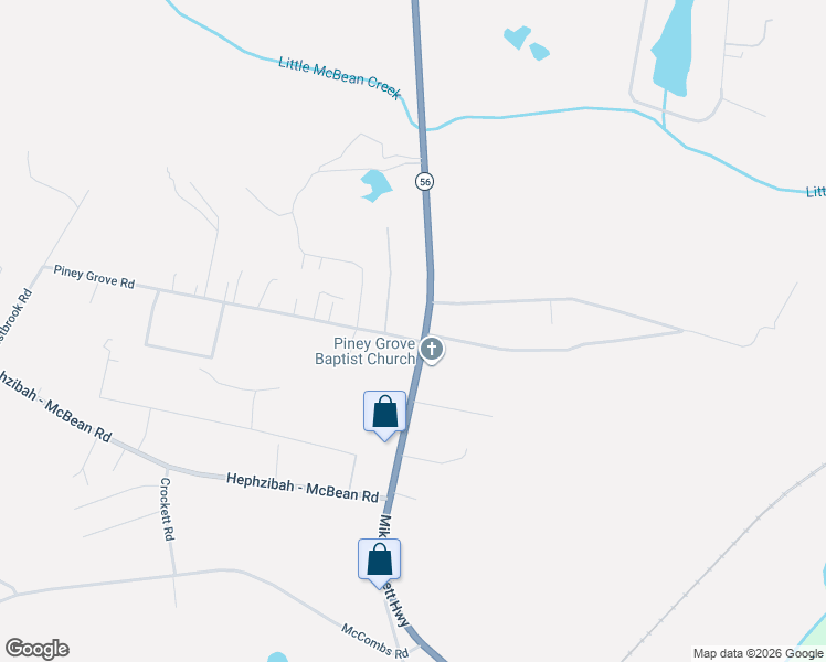 map of restaurants, bars, coffee shops, grocery stores, and more near 1103 Piney Grove Road in Augusta