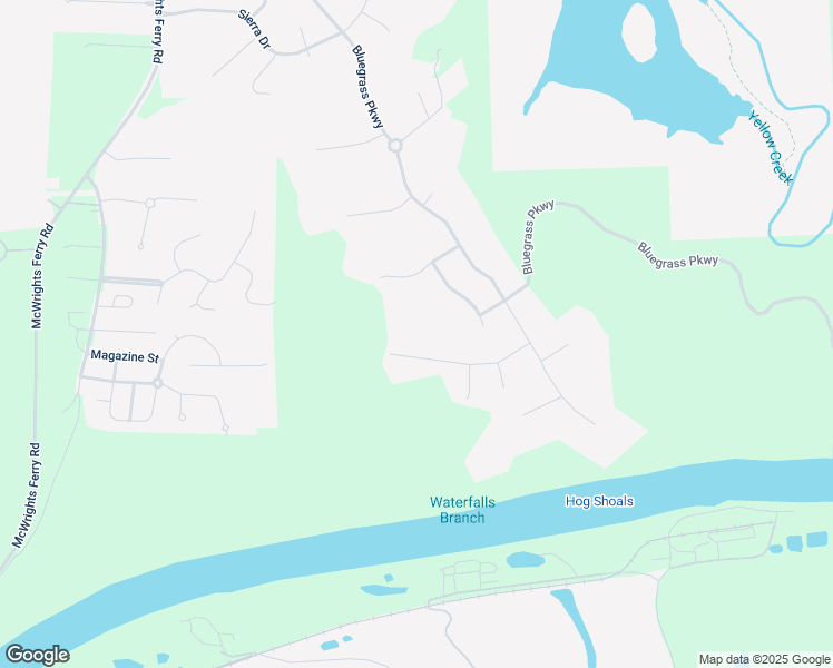 map of restaurants, bars, coffee shops, grocery stores, and more near 3960 Churchill Lane in Tuscaloosa