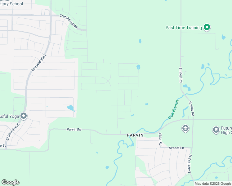 map of restaurants, bars, coffee shops, grocery stores, and more near in Aubrey