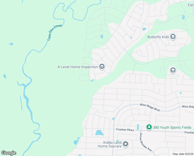 map of restaurants, bars, coffee shops, grocery stores, and more near 4799 P R 2713 in Aubrey