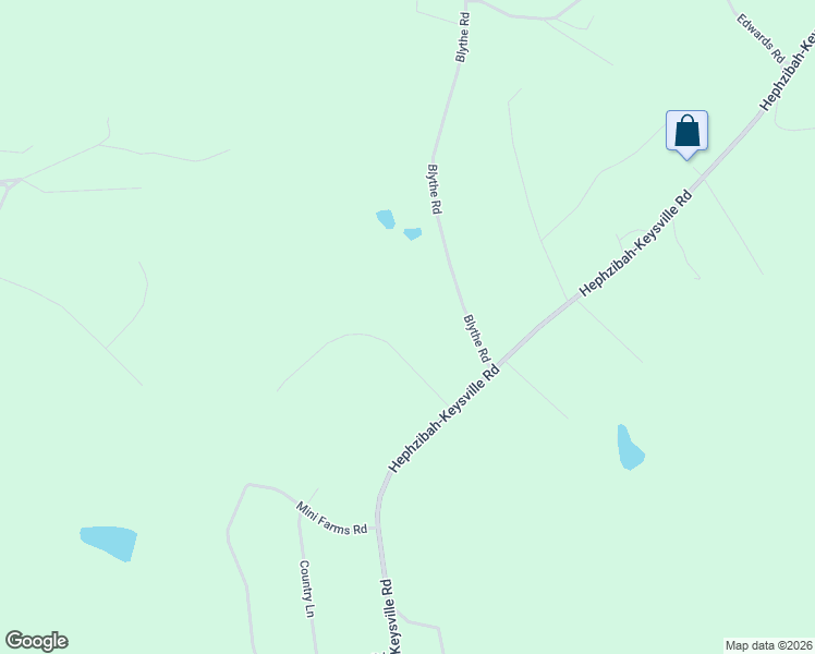 map of restaurants, bars, coffee shops, grocery stores, and more near 194 Oak Hill Drive in Hephzibah