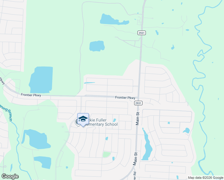 map of restaurants, bars, coffee shops, grocery stores, and more near Ike Byrom Road in Aubrey