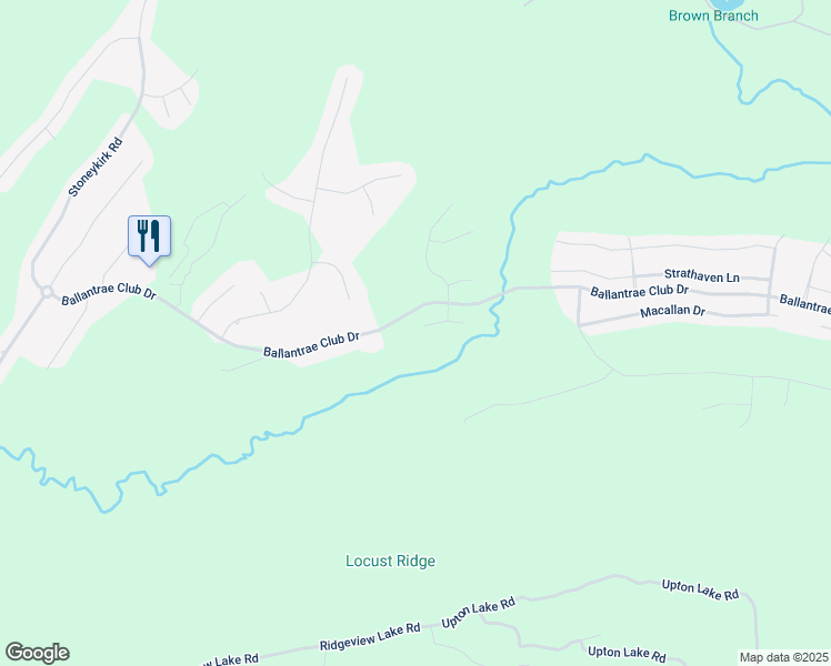 map of restaurants, bars, coffee shops, grocery stores, and more near 1487 Ballantrae Club Drive in Pelham