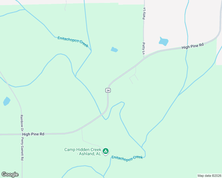 map of restaurants, bars, coffee shops, grocery stores, and more near High Pine Road in Ashland