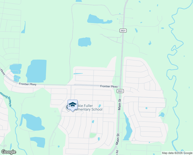 map of restaurants, bars, coffee shops, grocery stores, and more near Ike Byrom Road in Aubrey