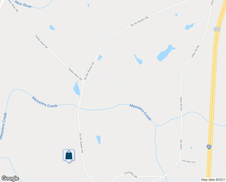 map of restaurants, bars, coffee shops, grocery stores, and more near 671 Bo Bo Banks Road in Grantville