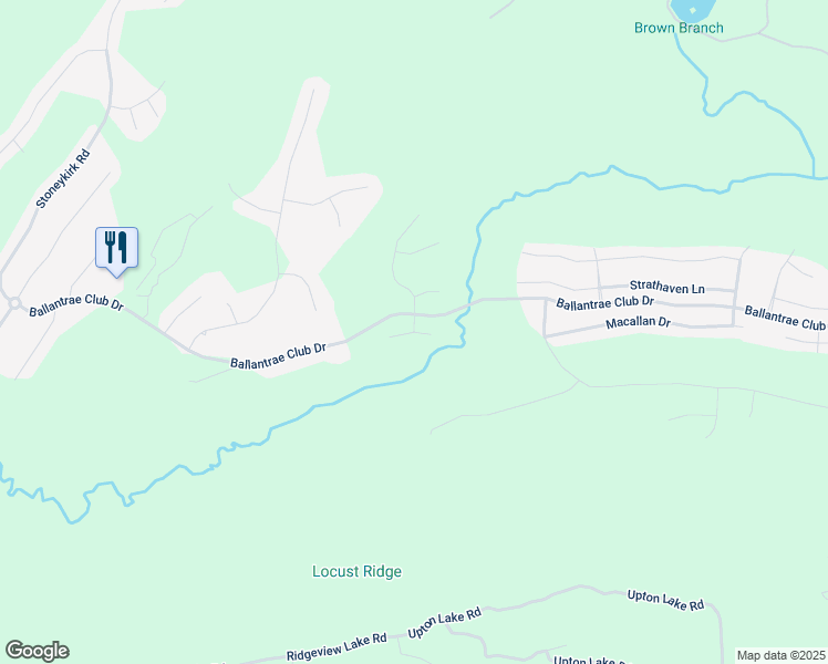 map of restaurants, bars, coffee shops, grocery stores, and more near 1487 Ballantrae Club Drive in Pelham