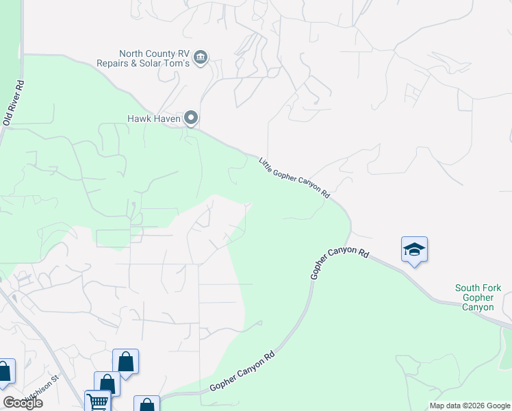 map of restaurants, bars, coffee shops, grocery stores, and more near 1596 Aldorado Drive in Vista