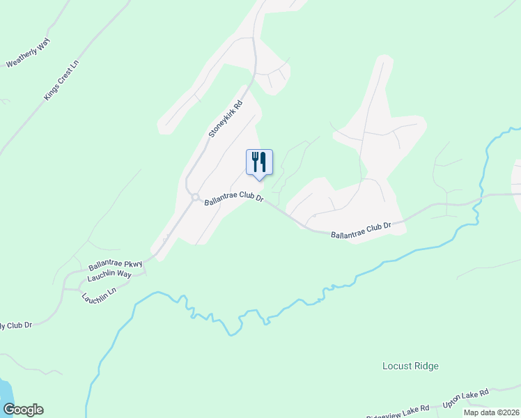 map of restaurants, bars, coffee shops, grocery stores, and more near 1300 Ballantrae Club Drive in Pelham