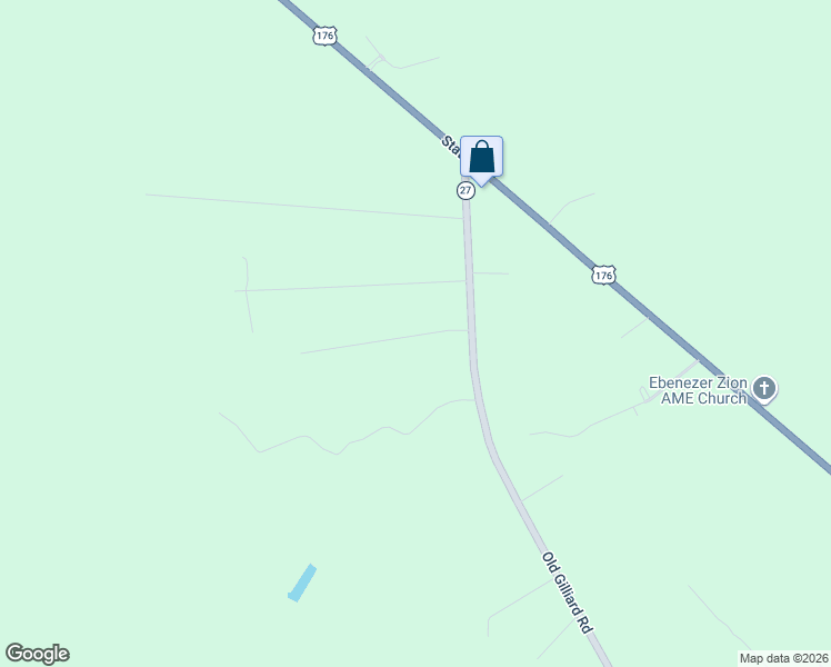 map of restaurants, bars, coffee shops, grocery stores, and more near 3041 Old Gilliard Road in Holly Hill