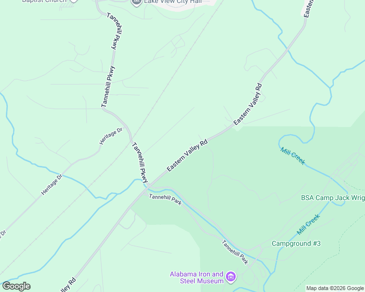 map of restaurants, bars, coffee shops, grocery stores, and more near 23586-23588 Eastern Valley Rd in Tuscaloosa