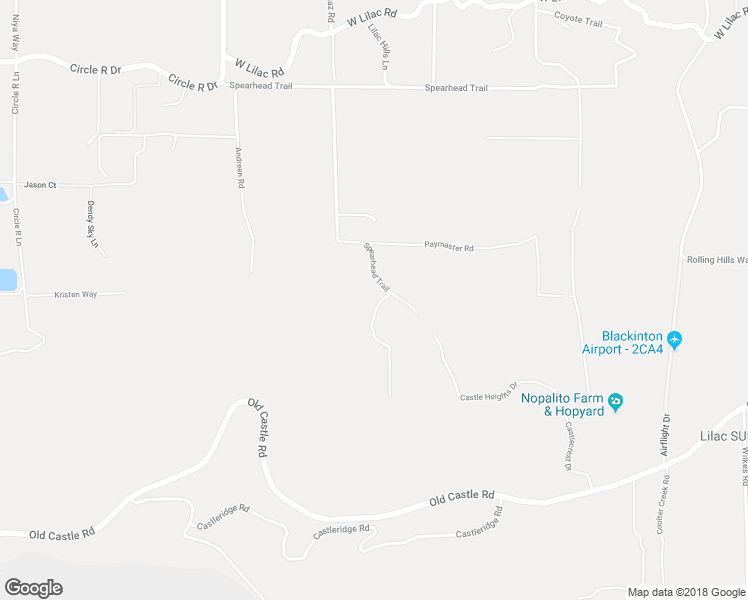 map of restaurants, bars, coffee shops, grocery stores, and more near 30053 Spearhead Trail in Valley Center