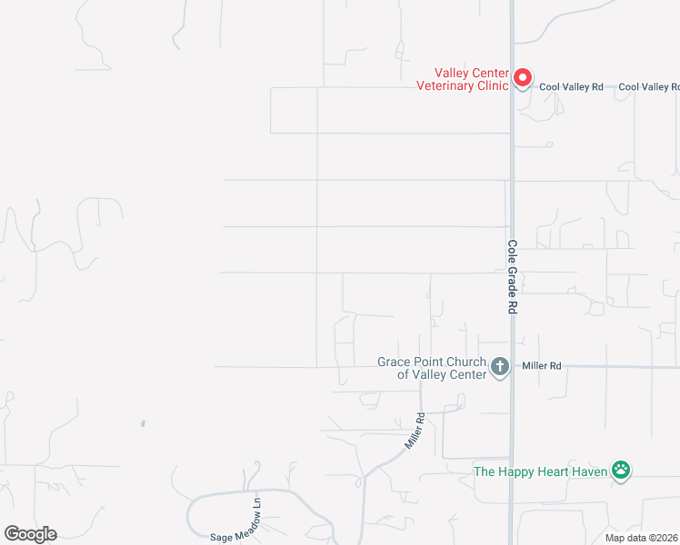 map of restaurants, bars, coffee shops, grocery stores, and more near Cole Grade Lane in Valley Center