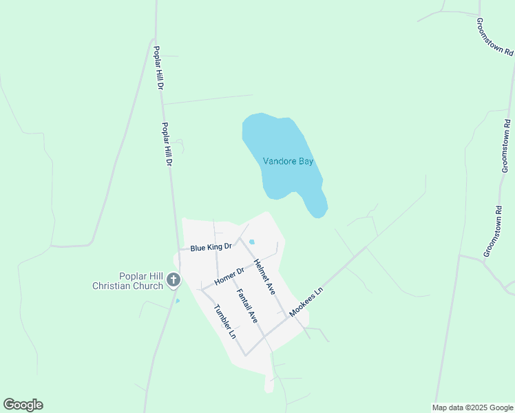 map of restaurants, bars, coffee shops, grocery stores, and more near 118 Blue King Drive in Cross