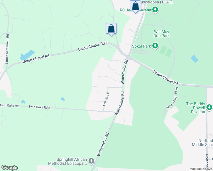 map of restaurants, bars, coffee shops, grocery stores, and more near 1030 56th Street East in Northport