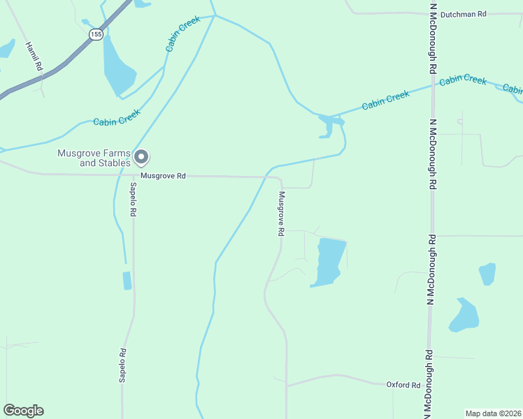 map of restaurants, bars, coffee shops, grocery stores, and more near 727 Musgrove Road in Griffin