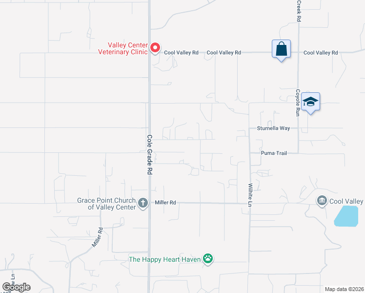 map of restaurants, bars, coffee shops, grocery stores, and more near 14280 Resava Lane in Valley Center