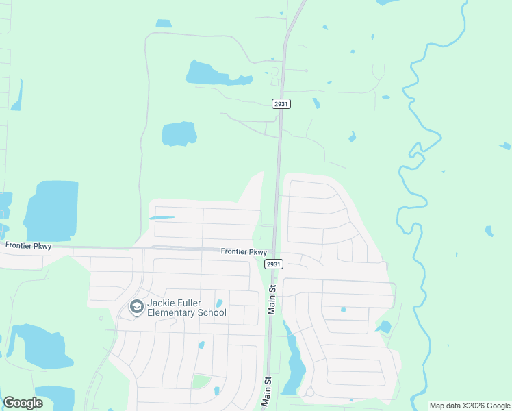 map of restaurants, bars, coffee shops, grocery stores, and more near 4721 Farm to Market Road 2931 in Aubrey