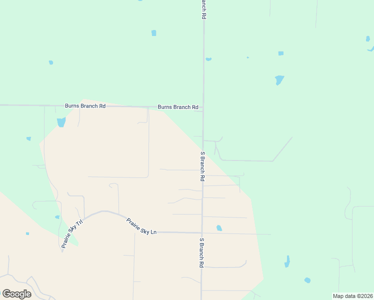 map of restaurants, bars, coffee shops, grocery stores, and more near 3099 South Branch Road in Krum