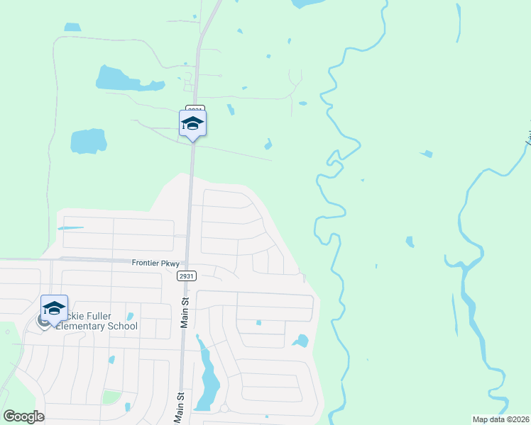 map of restaurants, bars, coffee shops, grocery stores, and more near 4623-4653 Farm to Market 2931 in Aubrey