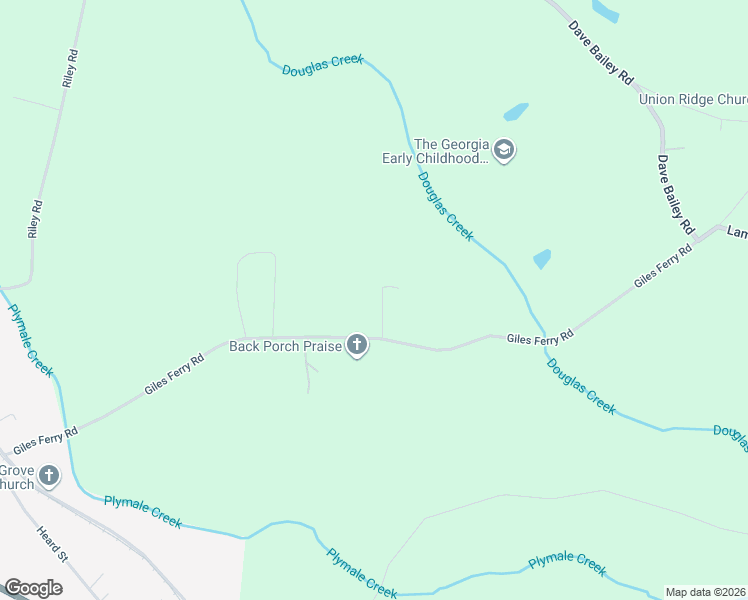 map of restaurants, bars, coffee shops, grocery stores, and more near 301 Giles Ferry Road in Flovilla