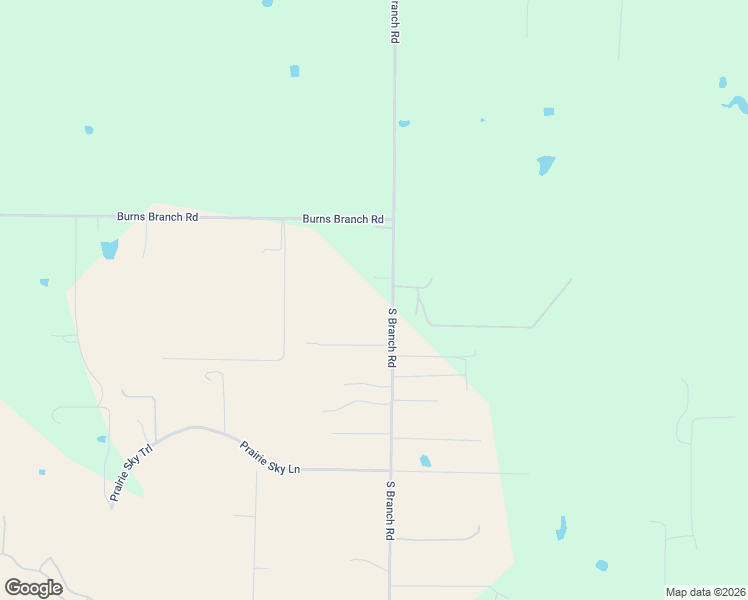 map of restaurants, bars, coffee shops, grocery stores, and more near 3099 South Branch Road in Krum