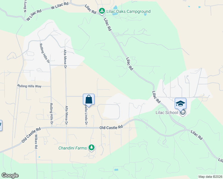 map of restaurants, bars, coffee shops, grocery stores, and more near 30415 Bella Linda Drive in Valley Center