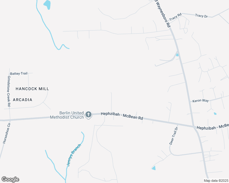 map of restaurants, bars, coffee shops, grocery stores, and more near 4922 Mossycup Court in Hephzibah