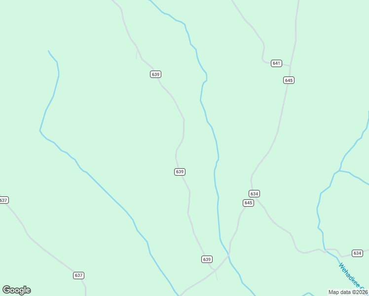map of restaurants, bars, coffee shops, grocery stores, and more near 100-978 County Road 639 in Roanoke
