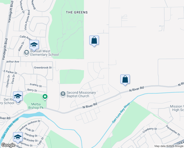 map of restaurants, bars, coffee shops, grocery stores, and more near 282 Hadley Way in Oceanside