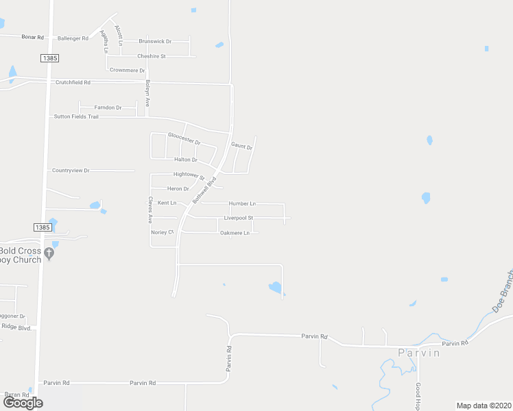 map of restaurants, bars, coffee shops, grocery stores, and more near 5900 Humber Lane in Aubrey