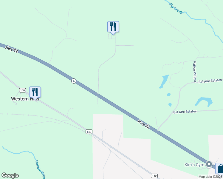 map of restaurants, bars, coffee shops, grocery stores, and more near in Coker