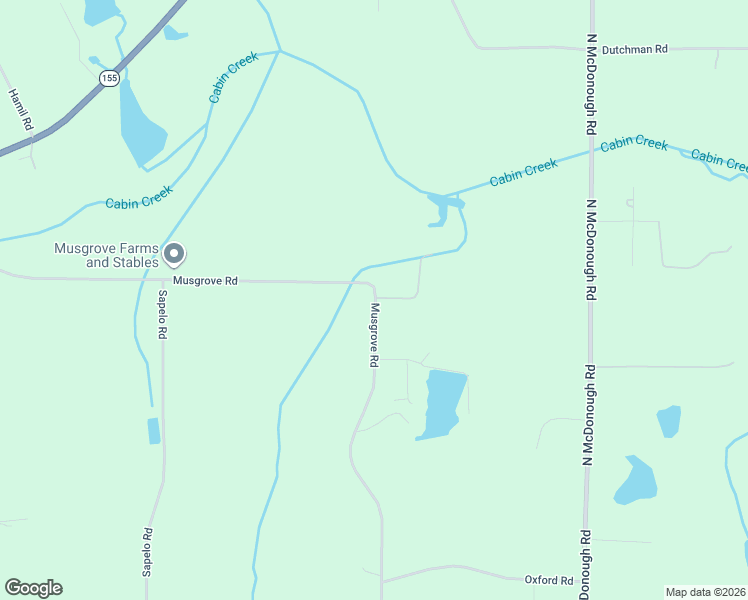 map of restaurants, bars, coffee shops, grocery stores, and more near 670 Musgrove Road in Griffin