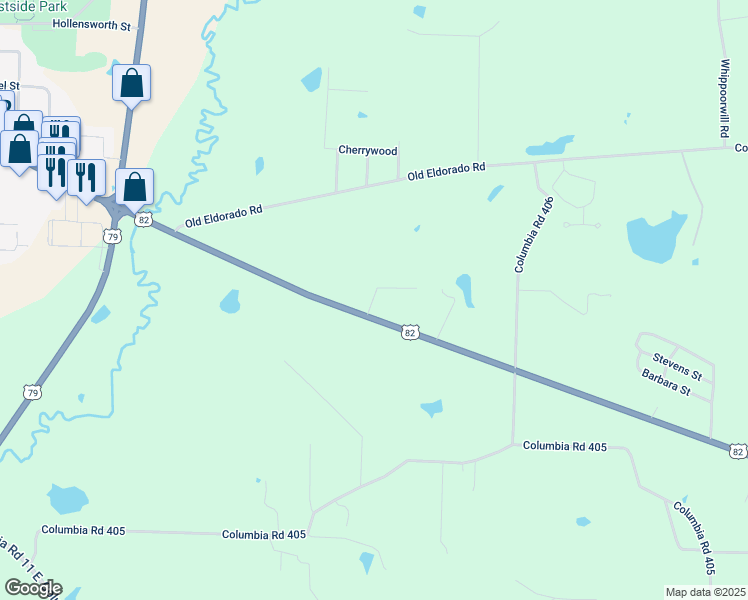 map of restaurants, bars, coffee shops, grocery stores, and more near 1800 Columbia Road 11 East in Magnolia