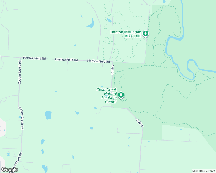 map of restaurants, bars, coffee shops, grocery stores, and more near 3635 Collins Road in Denton