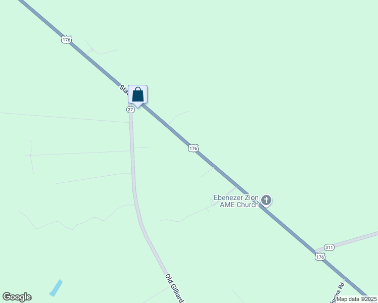 map of restaurants, bars, coffee shops, grocery stores, and more near 5117 State Road in Holly Hill