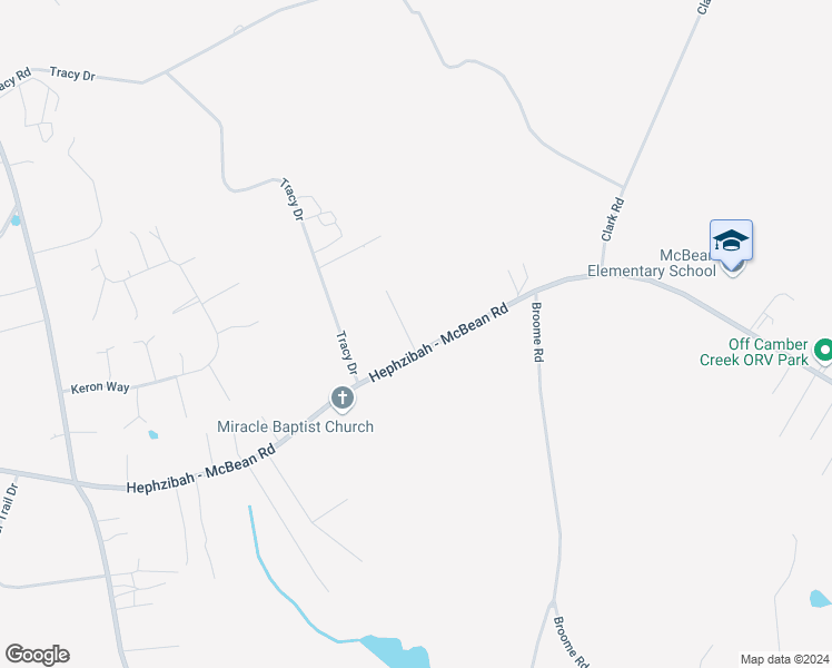 map of restaurants, bars, coffee shops, grocery stores, and more near 1257 Hephzibah - McBean Road in Hephzibah
