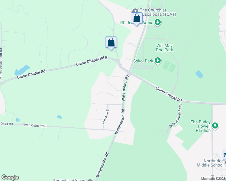 map of restaurants, bars, coffee shops, grocery stores, and more near 1020 Lorilea Drive in Northport