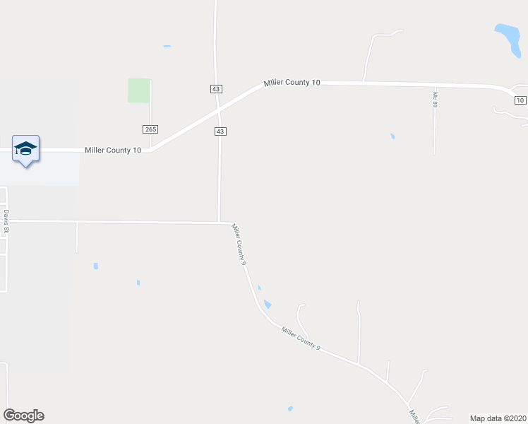 map of restaurants, bars, coffee shops, grocery stores, and more near 1375 Miller County 9 in Fouke