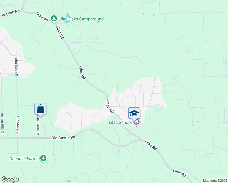 map of restaurants, bars, coffee shops, grocery stores, and more near 30408 Lennie Drive in Valley Center