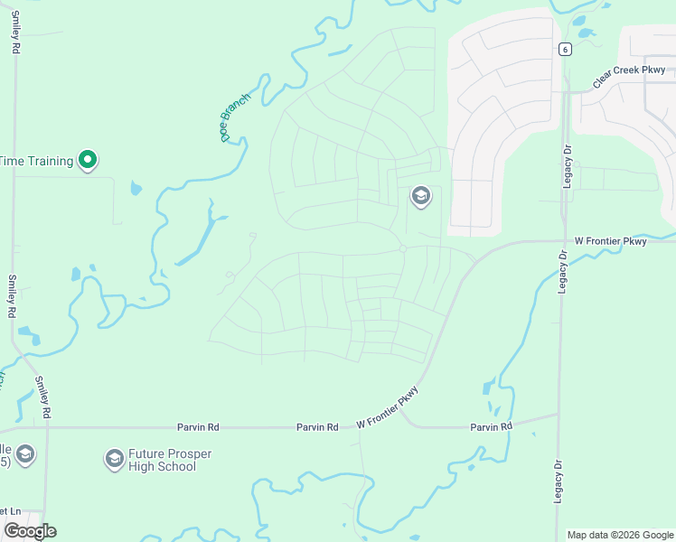 map of restaurants, bars, coffee shops, grocery stores, and more near 1835 Legacy Road in Prosper