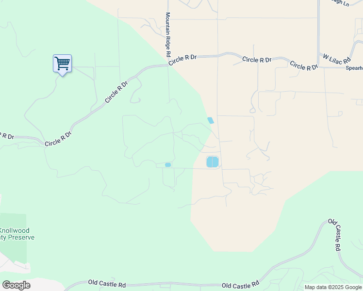 map of restaurants, bars, coffee shops, grocery stores, and more near 30508 Circle R Lane in Valley Center