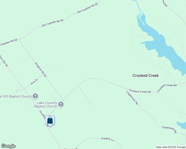 map of restaurants, bars, coffee shops, grocery stores, and more near 1188 Crooked Creek Road in Eatonton