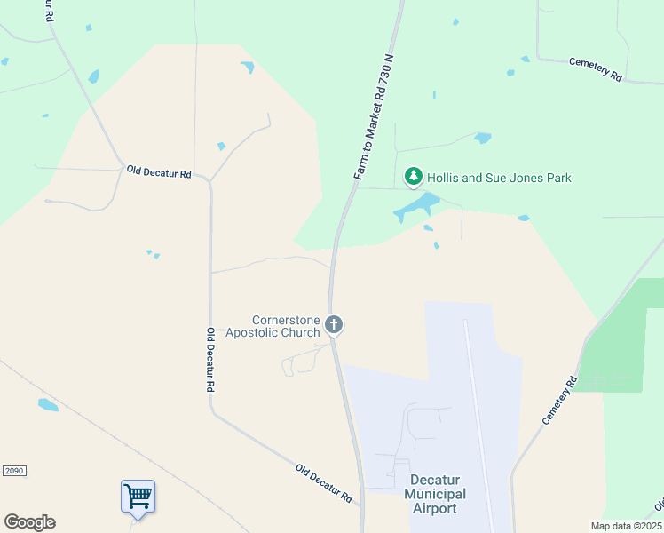 map of restaurants, bars, coffee shops, grocery stores, and more near 3025 North Trinity Street in Decatur