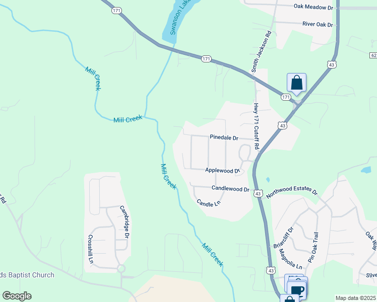 map of restaurants, bars, coffee shops, grocery stores, and more near 5442 White Cedar Lane in Northport