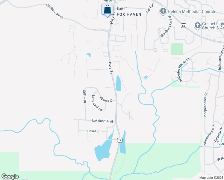 map of restaurants, bars, coffee shops, grocery stores, and more near 205 Cloverleaf Circle in Helena