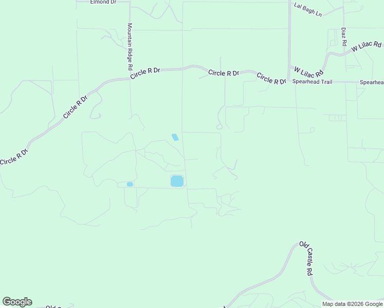 map of restaurants, bars, coffee shops, grocery stores, and more near 30427 Circle R Lane in Valley Center